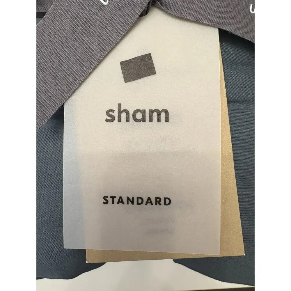 NWT West Elm Green Pillow Sham Standard 26x20 Lyocell- One Sham
